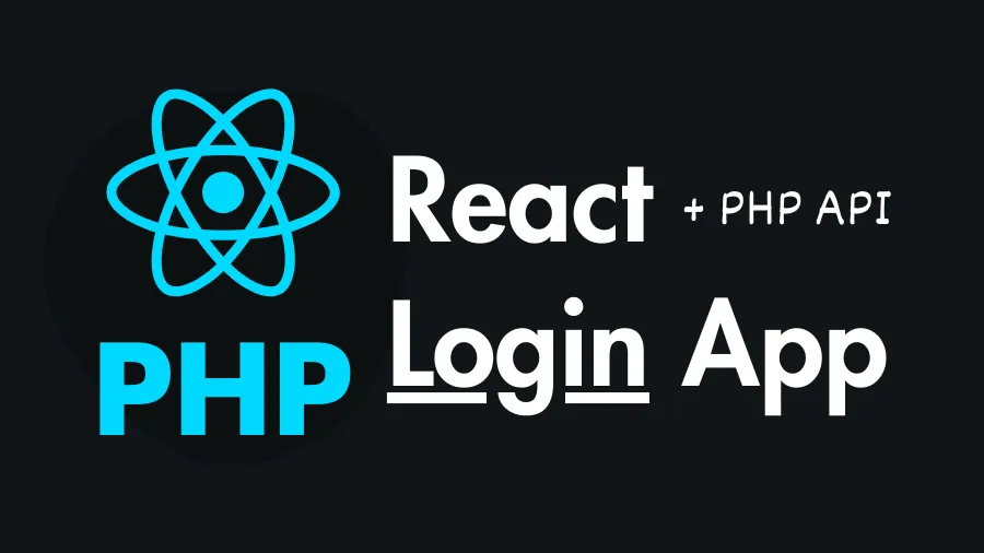 React.js + PHP login &#x26; singnup application